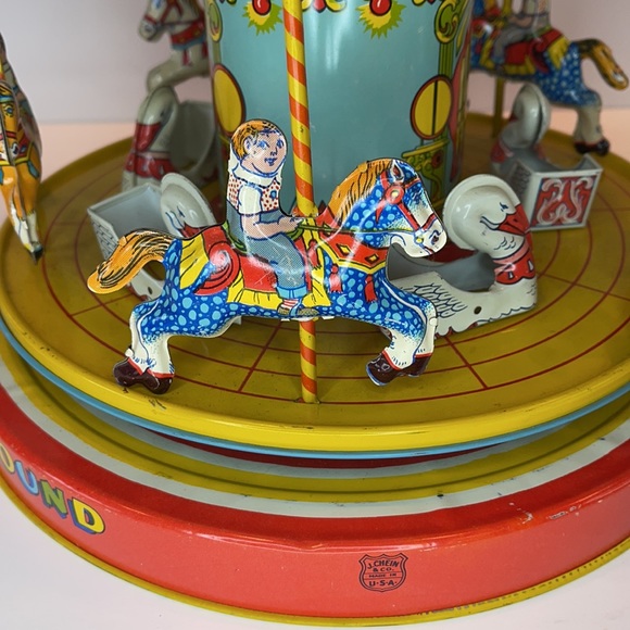 J Chein & Co Musical Merry Go Round - Picture 16 of 17